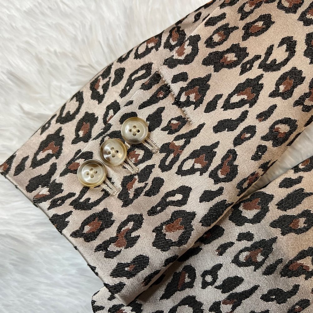 🎉HPx2🎉 Banana Republic Leopard Blazer / Jacket - Picture 6 of 15